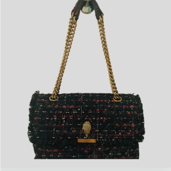 NWT KURT GEIGER LONDON Large Kensington Tweed Shoulder Bag - Picture 4 of 15